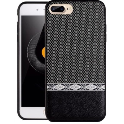 „JLW“ WuW Apple iPhone 7 Plus (iPhone 8 Plus) juodas raštuotas dėklas - nugarėlė / Priedai.lt