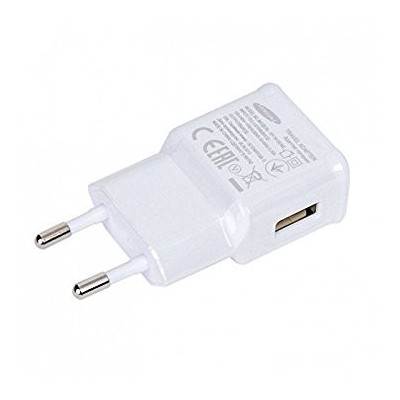 Origināls „Samsung“ balts tīkla lādētājs EP-TA50EWE (Eiropas modelis 1.55A) | Vacins.lv