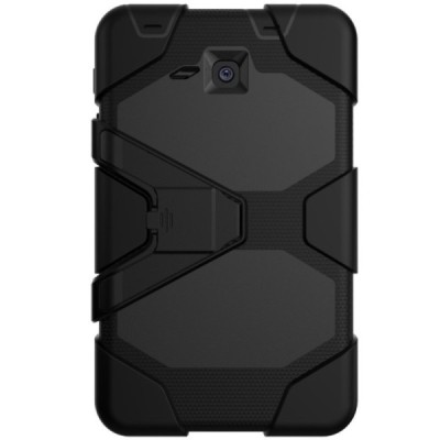 Samsung Galaxy Tab A 7.0 2016 (T280, T285) pastiprinātas aizsardzības melns apvalks  / Vacins.lv