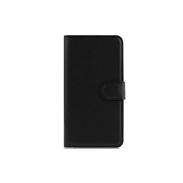 „Litchi“ atverčiamas dėklas - juodas (OnePlus X)