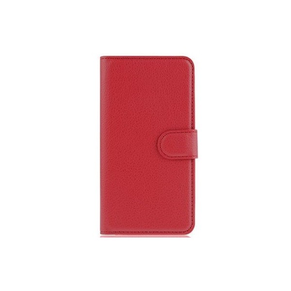 „Litchi“ atverčiamas dėklas - raudonas (OnePlus X)