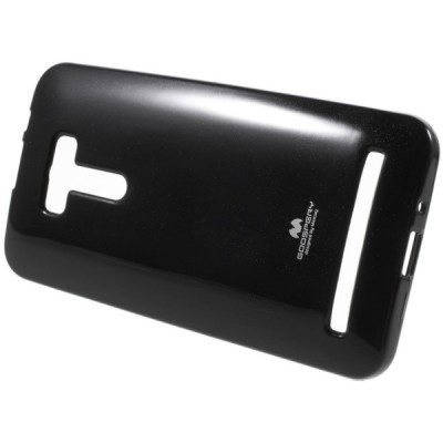 Asus Zenfone Selfie (ZD551KL) Mercury melns cieta silikona (TPU) futrālis / Vacins.lv