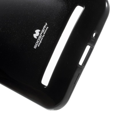 Asus Zenfone Selfie (ZD551KL) Mercury melns cieta silikona (TPU) futrālis / Vacins.lv