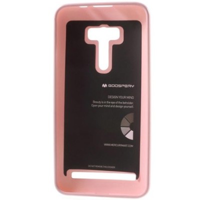 Asus Zenfone Selfie (ZD551KL) šviesiai rožinis Mercury kieto silikono (TPU) dėklas / Priedai.lt