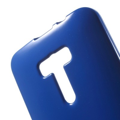 Asus Zenfone Selfie (ZD551KL) tamsiai mėlynas Mercury kieto silikono (TPU) dėklas / Priedai.lt