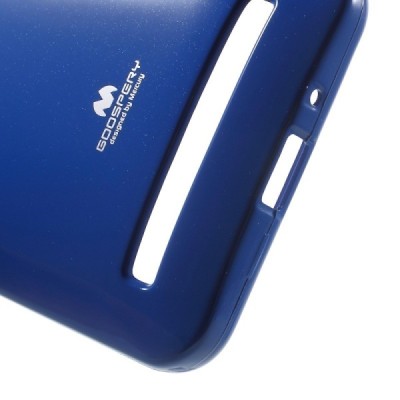 Asus Zenfone Selfie (ZD551KL) tamsiai mėlynas Mercury kieto silikono (TPU) dėklas / Priedai.lt