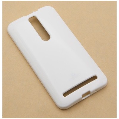 Asus Zenfone 2 5.5 (ZE550ML, ZE551ML) Mercury balts cieta silikona (TPU) futrālis / Vacins.lv