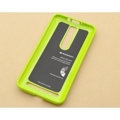 Asus Zenfone 2 5.5 (ZE550ML, ZE551ML) Mercury zaļš cieta silikona (TPU) futrālis / Vacins.lv