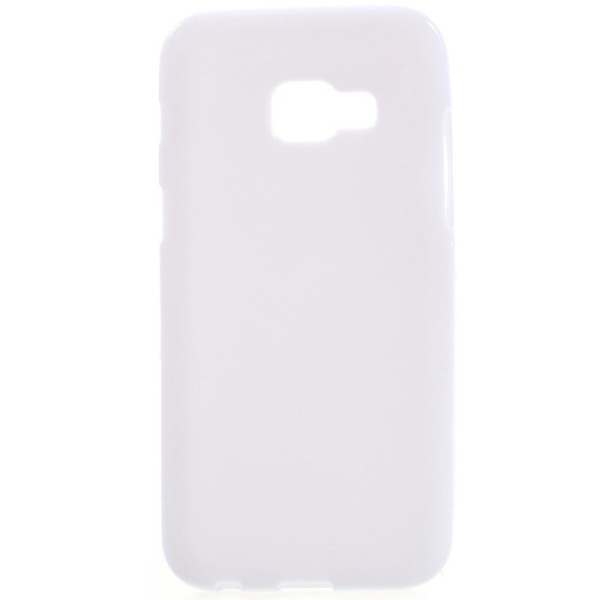 Cieta silikona (TPU) apvalks - balts (Galaxy A3 2017)