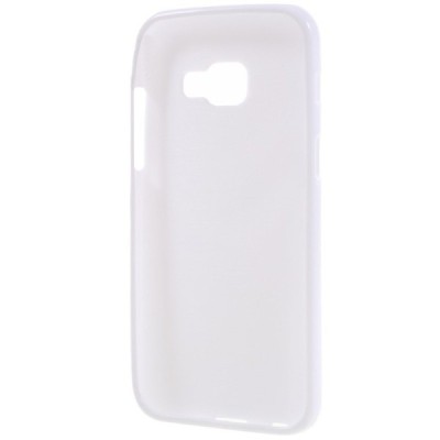 Samsung Galaxy A3 (2017) A320 cieta silikona (TPU) balts apvalks / vacins.lv