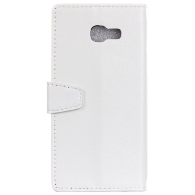 Samsung Galaxy A5 2017 (A520) atverčiamas baltas odinis dėklas - piniginė / Priedai.lt