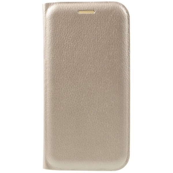 „Smart Wallet“ atvēramais ādas maciņš - zelta (Galaxy A3 2017)