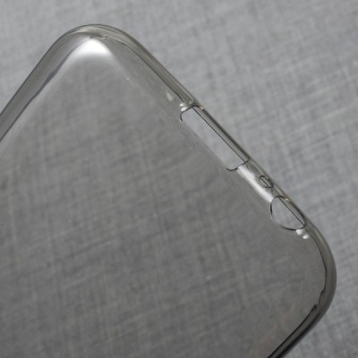 Samsung Galaxy A3 2017 (A320) dzidrs (caurspīdīgs) cieta silikona TPU pasaulē planākais pelēks apvalks / Vacins.lv