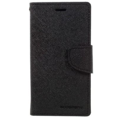 Xiaomi Redmi 3s Mercury juodas atverčiamas dėklas - piniginė / Priedai.lt