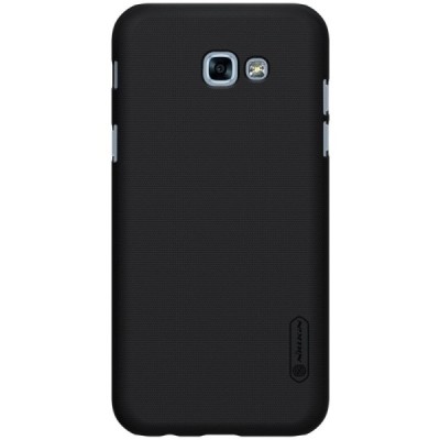 Samsung Galaxy A5 2017 (A520) Nillkin Frosted Shield juodas plastikinis dėklas / Priedai.lt