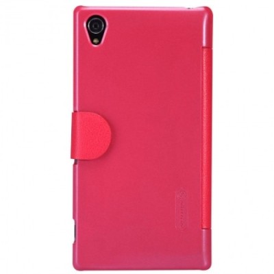 „Nillkin“ Fresh atverčiamas Sony Xperia Z1 raudonas dėklas / Priedai.lt