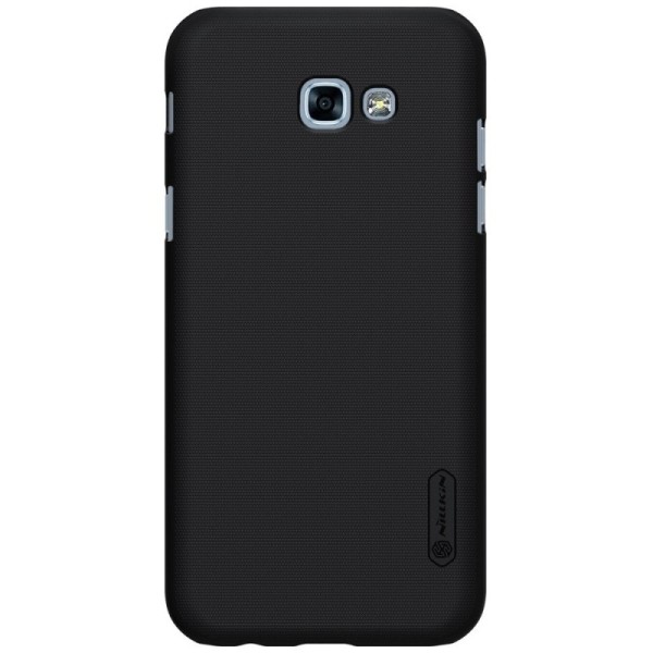 „Nillkin“ Frosted Shield apvalks - melns + ekrāna aizsargplēve (Galaxy A3 2017)