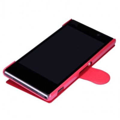 „Nillkin“ Fresh atverčiamas Sony Xperia Z1 raudonas dėklas / Priedai.lt
