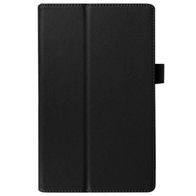 Asus Memo Pad 7 ME176C Litchi atvēramais melns maciņš / Vacins.lv