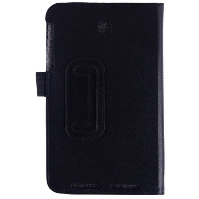 Asus Memo Pad 7 ME176C Litchi atvēramais melns maciņš / Vacins.lv