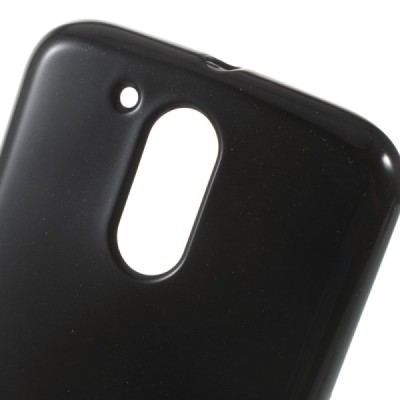 Motorola Moto G4, Moto G4 Plus Mercury melns cieta silikona (TPU) apvalks / vacins.lv