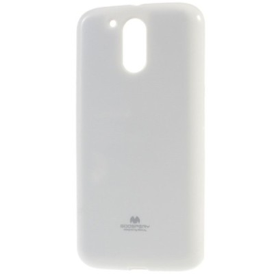 Motorola Moto G4, Moto G4 Plus Mercury balts cieta silikona (TPU) apvalks / vacins.lv