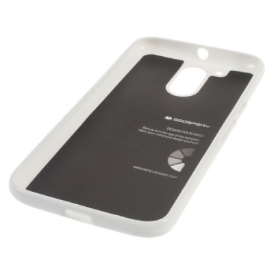 Motorola Moto G4, Moto G4 Plus baltas Mercury kieto silikono (TPU) dėklas / Priedai.lt
