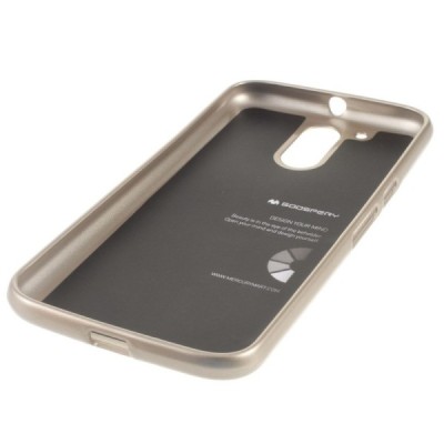 Motorola Moto G4, Moto G4 Plus Mercury zelta cieta silikona (TPU) apvalks / vacins.lv