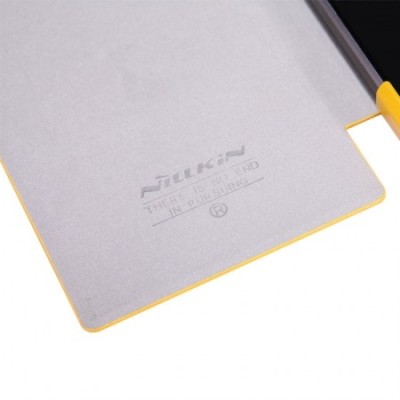 Geltonas „Nillkin“ Fresh atverčiamas Sony Xperia Z1 dėklas / Priedai.lt