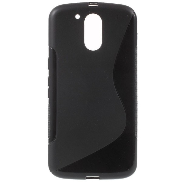 Cieta silikona (TPU) apvalks - melns (Moto G4 Plus / Moto G4)