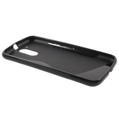 Motorola Moto G4, Moto G4 Plus cieta silikona (TPU) melns apvalks / vacins.lv