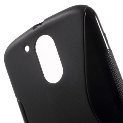 Motorola Moto G4, Moto G4 Plus cieta silikona (TPU) melns apvalks / vacins.lv