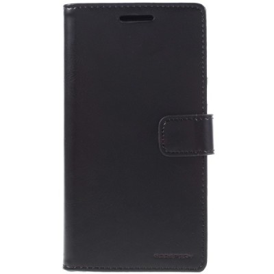 Mercury Blue Moon Sony Xperia Z5 atvērams melns ādas maciņš / Vacins.lv