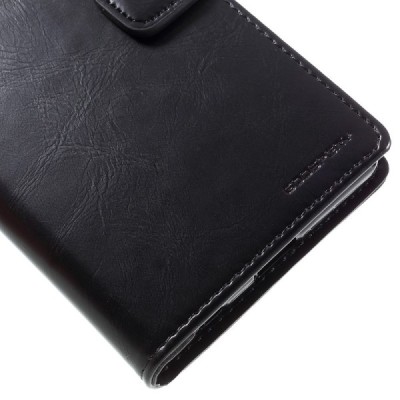 Mercury Blue Moon Sony Xperia Z5 atvērams melns ādas maciņš / Vacins.lv