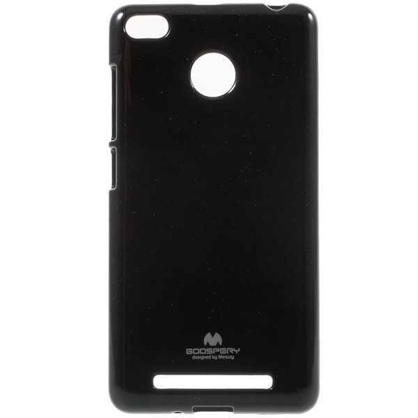 „Mercury“ apvalks - melns ((Redmi 3s)