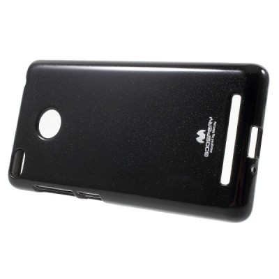 Xiaomi Redmi 3s Mercury melns cieta silikona (TPU) apvalks / vacins.lv