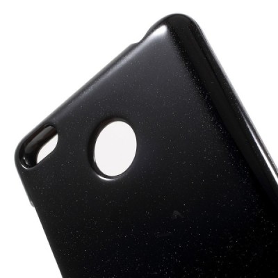 Xiaomi Redmi 3s Mercury melns cieta silikona (TPU) apvalks / vacins.lv