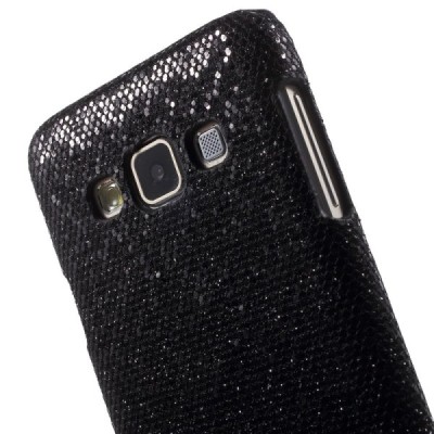 Samsung Galaxy A3 (A300) Fachion melns plastmasas apvalks / vacins.lv