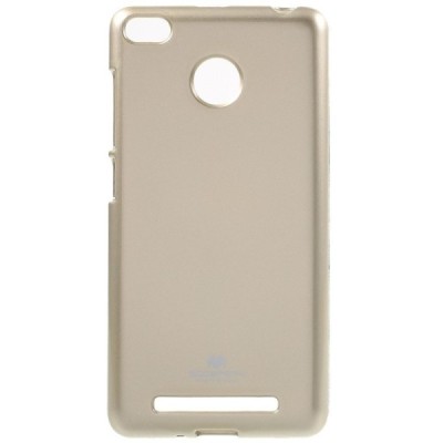 Xiaomi Redmi 3s Mercury zelta cieta silikona (TPU) apvalks / vacins.lv