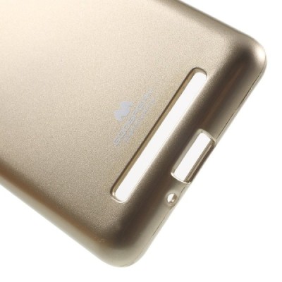 Xiaomi Redmi 3s Mercury auksinis kieto silikono TPU dėklas - nugarėlė / Priedai.lt