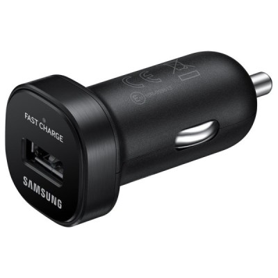 Originalus Samsung Adaptive Fast Charging EP-LN930 automobilinis įkroviklis juodas su type-c USB laidu (18W) / Priedai.LT