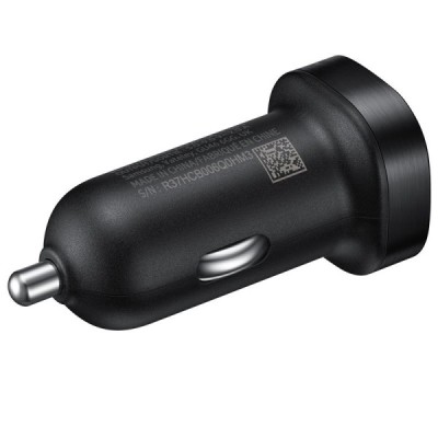 Originalus Samsung Adaptive Fast Charging EP-LN930 automobilinis įkroviklis juodas su type-c USB laidu (18W) / Priedai.LT