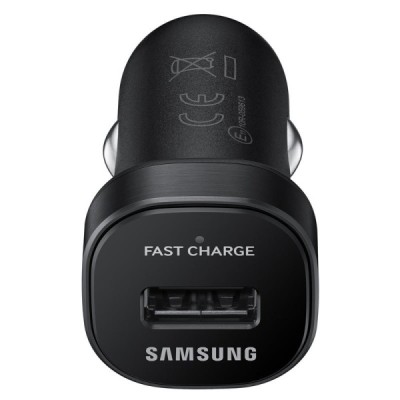 Originalus Samsung Adaptive Fast Charging EP-LN930 automobilinis įkroviklis juodas su type-c USB laidu (18W) / Priedai.LT