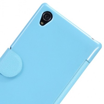 Sony Xperia Z1 „Nillkin“ Fresh atvēramais zils futrālis / Vacins.lv