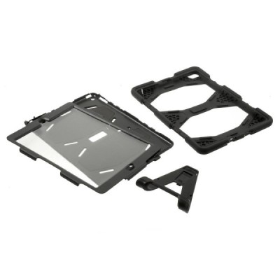 Apple iPad Air 2 pastiprinātas aizsardzības melns apvalks  / Vacins.lv