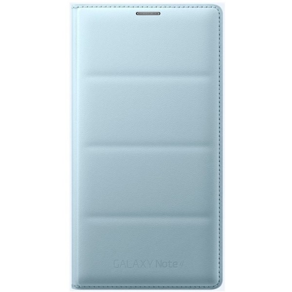 „Samsung“ Flip Wallet atverčiamas dėklas - šviesiai mėlynas (Galaxy Note 4)