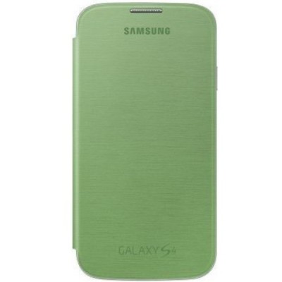 Samsung Galaxy S4 Flip Cover atverčiamas žalias dėklas / Priedai.lt