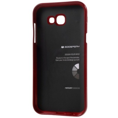 Samsung Galaxy A5 2017 (A520) Mercury sarkans cieta silikona (TPU) apvalks / vacins.lv