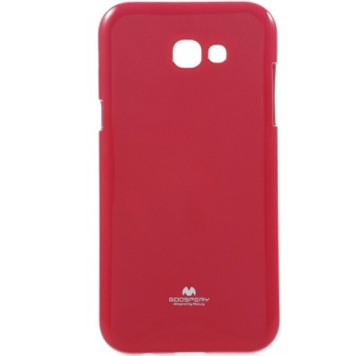 Samsung Galaxy A5 2017 (A520) Mercury tamsiai rožinis kieto silikono TPU dėklas - nugarėlė / Priedai.lt