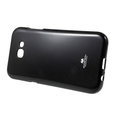 Samsung Galaxy A3 2017 (A320) Mercury melns cieta silikona (TPU) apvalks / vacins.lv